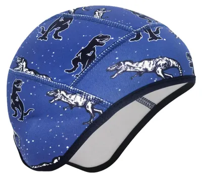 Produktbild von Kinder Fahrrad Mütze Winter Helm Unterziehmütze Blau Einheitsgröße