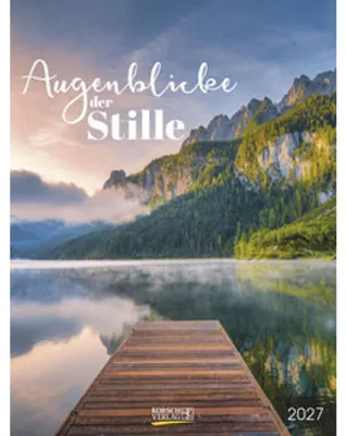 Produktbild von Korsch Wochenkalender Augenblicke der Stille 2027 Landschaftsfotos 24 x 32 cm