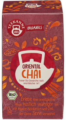 Obrázek produktu pro TEEKANNE 074045 TEEKANNE ORGANICS. ORIENTAL CHAITee 20 Portionen
