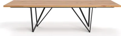 Produktbild von Ausziehbarer Ravel-Holztisch, 140x90 cm + Tischverlängerungen 2x50 cm, Eiche, Skandinavisch