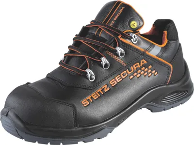 Produktbild von STEITZ SECURA Halbschuh schwarz/orange VX 7500, S3 XB, EU-Schuhgröße: 44