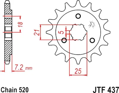 Image de ESJOT Antriebsritzel "32004"