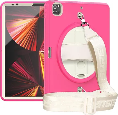 Produktbild von Tasche für iPad Pro 3/2/1 11" mit Ständer und Schultergurt Pink