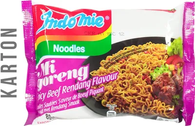 Produktbild von Indomie Spicy Beef Rendang 40x80g