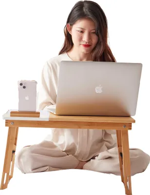 Immagine prodotto di Laptop-Tisch - 54x35x27cm - Bambusholz
