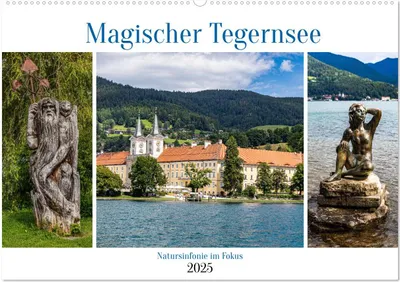 Produktbild von Magischer Tegernsee (Wandkalender 2025 DIN A2 quer), CALVENDO Monatskalender