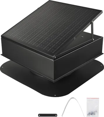 Obrázok produktu pre Solárny ventilátor Solárny strešný ventilátor 35W Termostat DC motor