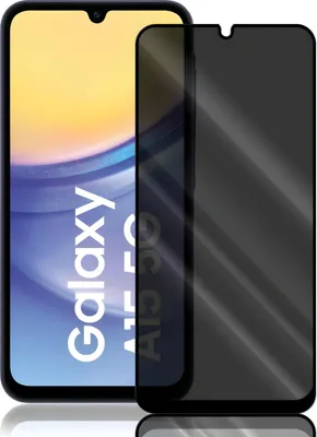 Produktbild von Anti Spy Panzer Folie für Samsung Galaxy A15 Privacy Displayschutzfolie Sichtschutz Glasfolie Schutzglas