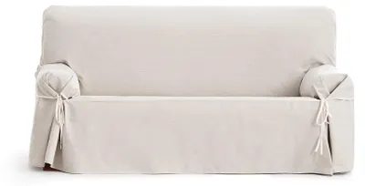 Sofa-Abdeckung wasserdicht, atmungsaktiv, 90% Baumwolle, Grau, 140-180 cm