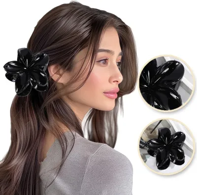 Immagine prodotto di Fermaglio per capelli XL floreale 7,5 x 8 cm SP329CZ