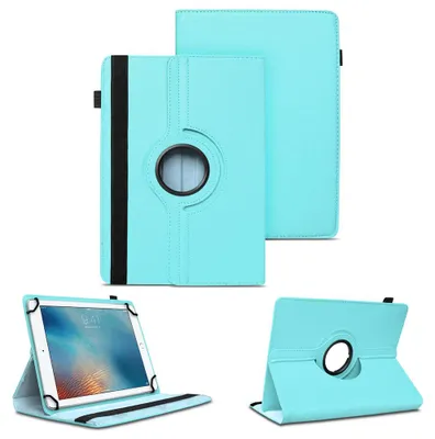 Produktbild von Tablet Hülle für Apple iPad 2025 Schutzhülle Tasche Case Cover 360 Grad DrehbarFarben:Türkis