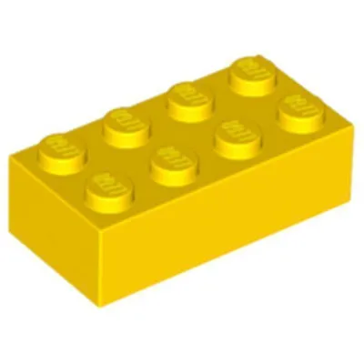 Obrázok produktu pre Lego® 2x4 kocky 3001 - 250 kusov žltá