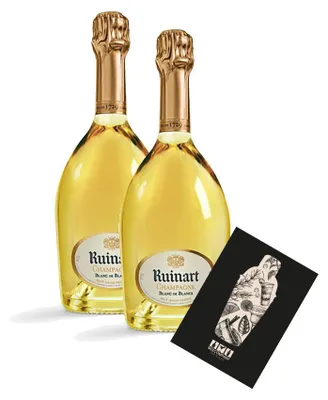 Produktbild von Ruinart 2er Set Blanc de Blancs Brut Champagne 2x 0,75L (12,5% Vol)- [Enthält Sulfite]