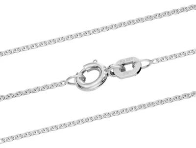 Produktbild von Silberkette Ankerkette Länge 50cm - Breite 1,1mm - 925 Silber
