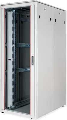 Produktbild von ROTRONIC-SECOMP 19 Zoll Netzwerkschrank Pro 42 HE 800x1200 BxT Glastür grau
