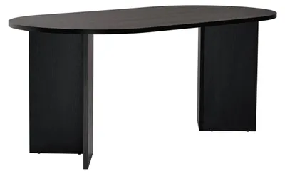 Image de CALICOSY - Table à manger avec bords arrondis L180 cm - SABLE