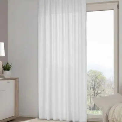 Produktbild von Fertigschal verdeckte Schlaufen „Evi“ -  Größe (HxB) 250x140cm  beige