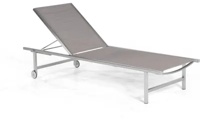 Produktbild von Sonnenpartner Galaxy Sonnenliege Gartenliege Rollliege taupe Edelstahl/Textilen