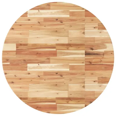 Image de vidaXL Plateau de table Rond Ø90x4 cm Bois massif Acacia