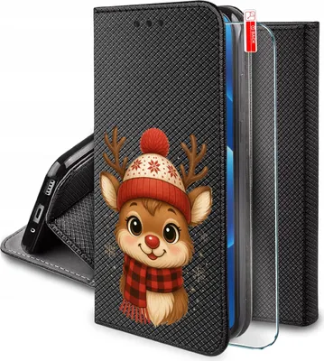 Immagine prodotto di Etui do Samsung S26 MAGNET WZORY ŚWIĘTA MIKOŁAJ CASE + SZKŁO 9H