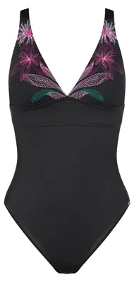 Produktbild von Triumph Damen Badeanzug Red Label Summer Tropics blackcombination - Größe 38C