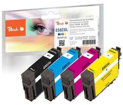 Image de Peach PI200-841 - Compatible - Noir - Cyan - Magenta - Jaune - Epson - 4 pièce(s) - 11 ml - 8 ml