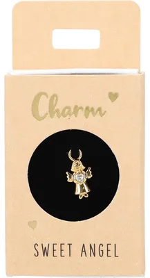 Produktbild von Versilberte o. Vergoldete Charms -Anhänger für Creolen- Nr.36 - Engel