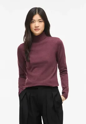 Produktbild von VILA Rollkragenpullover Langarm Unifarben Klassisches Design Größe: S