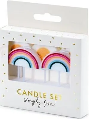 Obrázek produktu pro PartyDeco SCS-14, Svíčky, Vícebarevný, 5 kusů