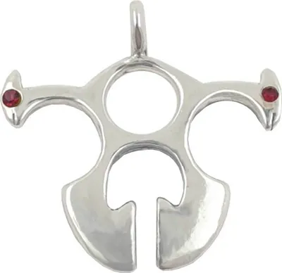 Produktbild von Tribal Schmuck Anhänger 925er Silber 27x27mm
