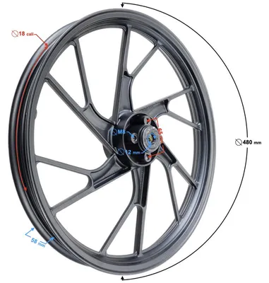 Imagen del producto de Llantas delanteras de 18-1.60, modelo Sprint 2