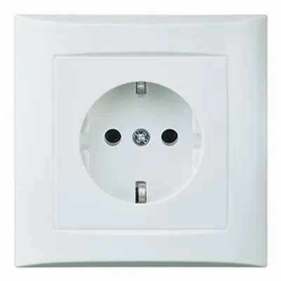 Produktbild von ELSO 265020 Steckdose 16A Vollplatte JOY perlweiss