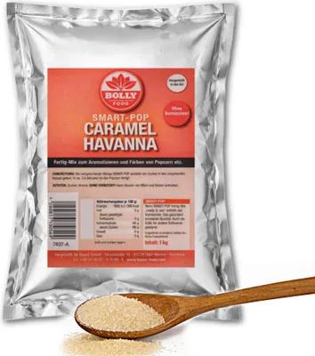 Produktbild von Smart Pop Karamell Fertigmix Zucker 1 kg