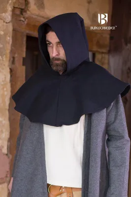 Produktbild von Gugel aus Baumwolle Capellus Schwarz