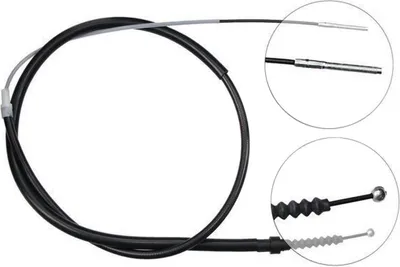 Produktbild von A.B.S. Handbremsseil Seilzug Feststellbremse für VW Jetta II (19E, 1G2, 165) K11426
