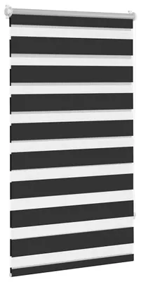 Imagen del producto de vidaXL, Rollo de tela con estampado de cebra, 90,9 x 150 cm, ancho de la tela: 86,7 cm, color negro