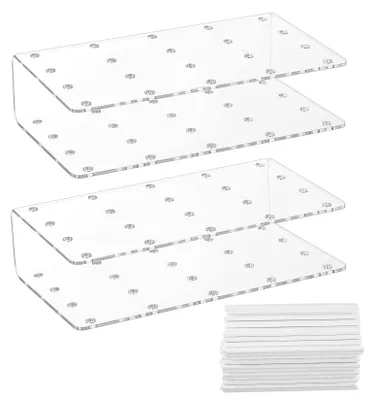 Cake-Pop-Ständer 2er-Set + 100 Stiele, transparent, 20 Löcher