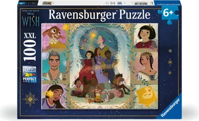 Produktbild von Ravensburger Kinderpuzzle 13389 - Disney Wish - 100 Teile XXL Disney Wish Puzzle für Kinder ab 6 Jahren