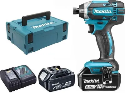 Image de Visseuse à chocs 18V LXT 4.0 Ah 165 Nm - MAKITA - avec 2 batteries 4Ah , chargeur, MakPac - DTD152RMJ