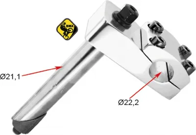 Zdjęcie produktu dla Aluminiowa kierownica rowerowa V BIKE BMX