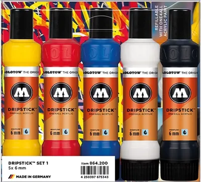 Image de Molotow Dripstick One4All 30 ml 5er Set