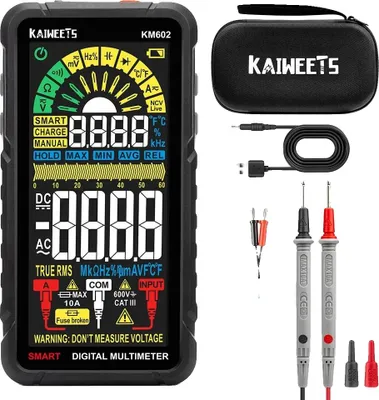 Image de Multimètre, mesure intelligente, batterie rechargeable, KM602