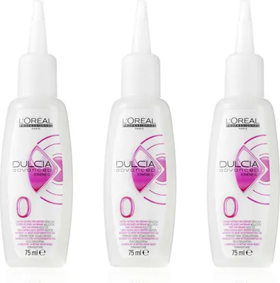 Produktbild von L'Oréal Professionnel Dulcia Advanced Dauerwellen-Lotion No.0 3x75 ml