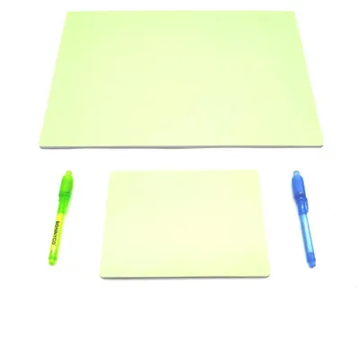 Produktbild von BONNYCO Maltafel Zaubertafel Kinder A3 und A5 6 Schablonen 2 UV Stift