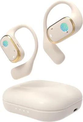 Produktbild von Open Ear Bluetooth Kopfhörer 5.3, Kabellose Air Conduction Ohrhörer mit Touch-Steuerung, IPX6 Wasserdicht, 30 Stunden Spielzeit, Sportkopfhörer