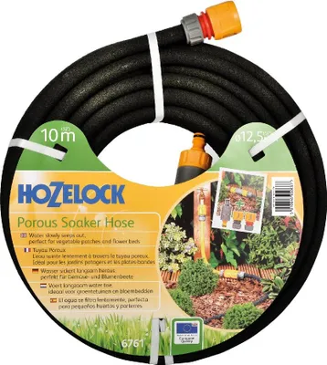 Produktbild von Hozelock 6764, 25 m, Über Boden, Schwarz, Nur der Schlauch, Gummi, 1,25 cm