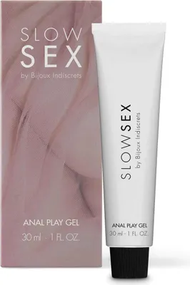 Produktbild von Analgleitmittel auf Wasserbasis - Bijoux Indiscrets Slow Sex Anal Play Gel 30 ml