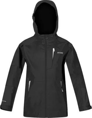 Image de Regatta - Veste imperméable "Calderdale II" pour enfants RG9763 (170-176) (Noir)
