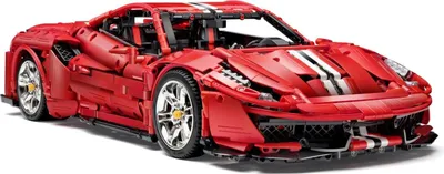 Produktbild von CaDA MASTER Italien Super Car red 1:8 inkl Power System (3187 Teile)