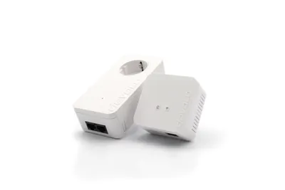 Produktbild von Devolo dLAN 550 WiFi Starter Kit, 500 Mbit/s, IEEE 1901, IEEE 802.11b, IEEE 802.11g, IEEE 802.11n, IEEE 802.1p, IEEE 802.3, IEEE 802.3az, IEEE..., Type E/F, Schnelles Ethernet, 10,100 Mbit/s, Wi-Fi 4 (802.11n)